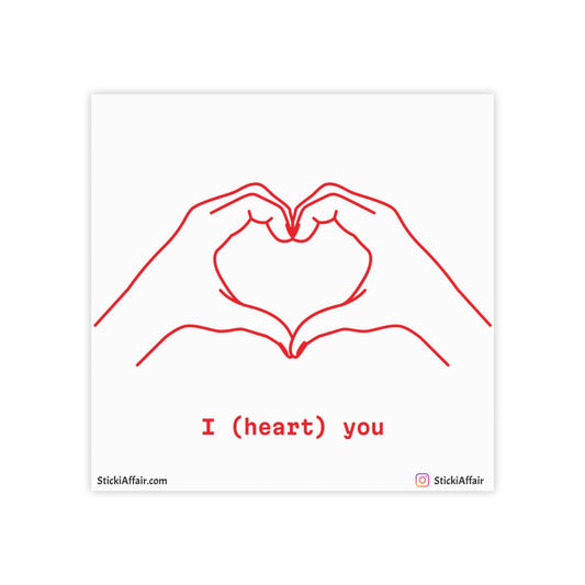 Note Pads - ‘i heart you’ Design