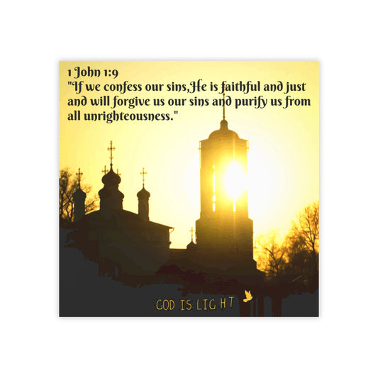 1 John 1:9  Post-it