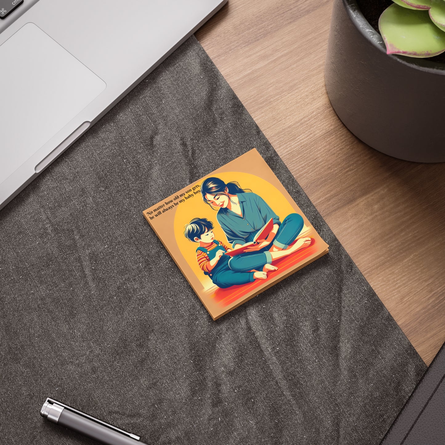 Notepad Set - Asian Mother to Her Son Design