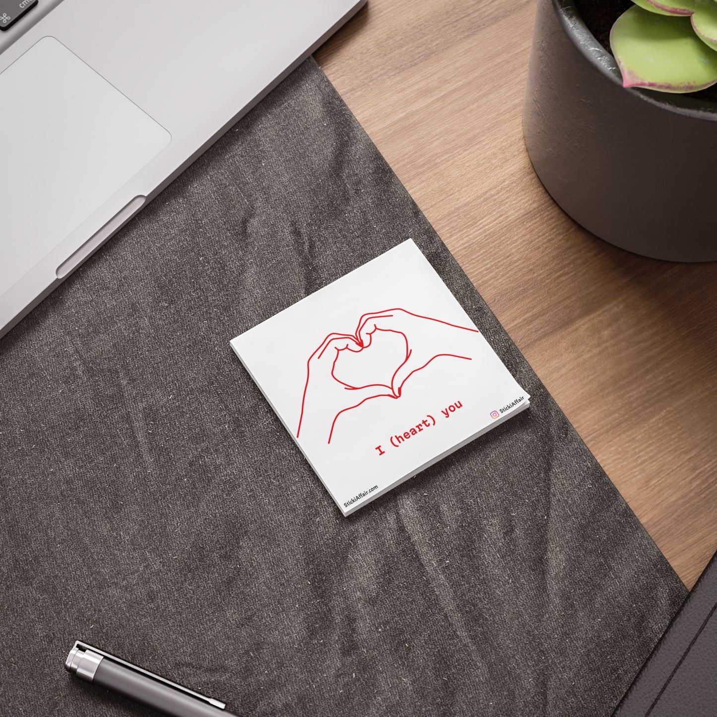 Note Pads - ‘i heart you’ Design